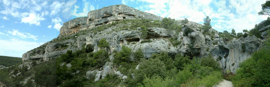 St Nitou vu du Vallon de la Fpnt de l'Oule