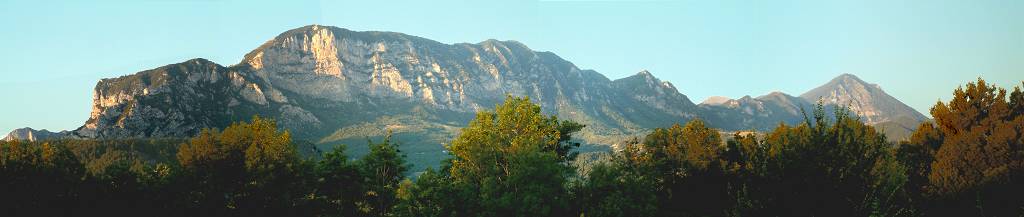 vue dy gîte le soir
