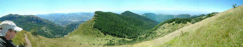 vue depois la montée au Veyou