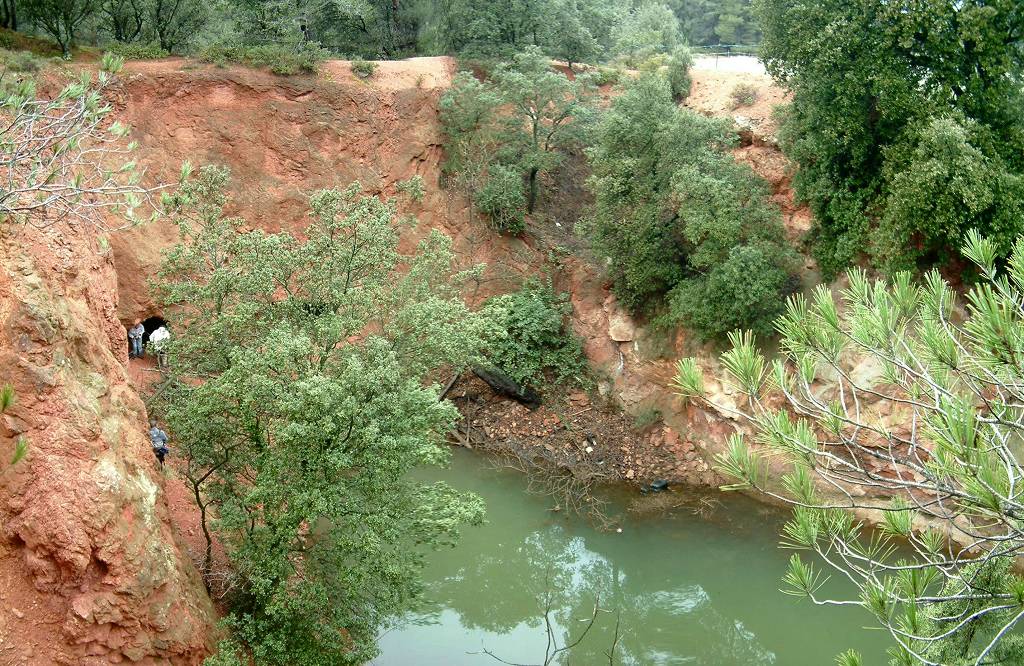 Mine de bauxite