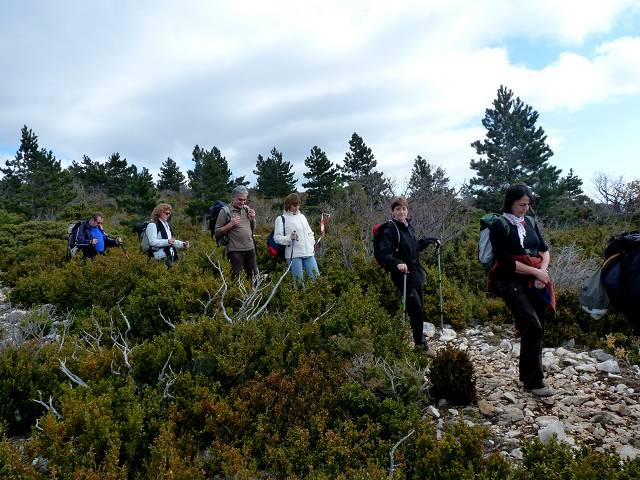 dbut de la descente